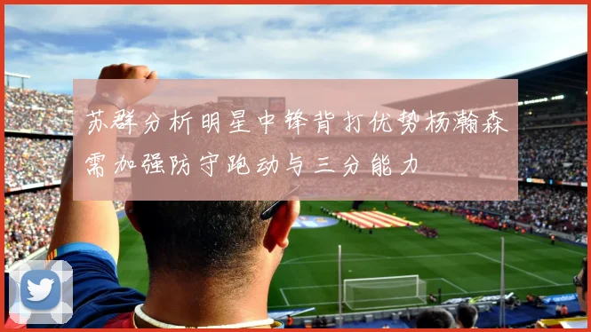 苏群分析明星中锋背打优势杨瀚森需加强防守跑动与三分能力